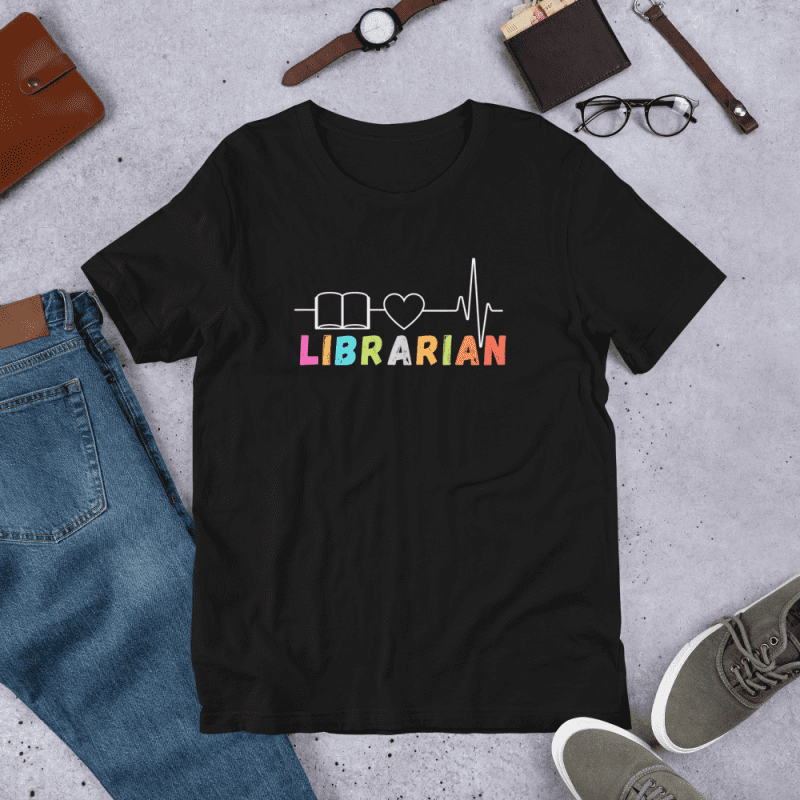 Knjižičica kutijica - Librarian T-shirt