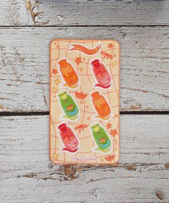 Knjizicica kutijica - Poruka u boci sticker set