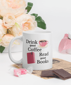 Bela solja za kafu - drink good coffee read good books