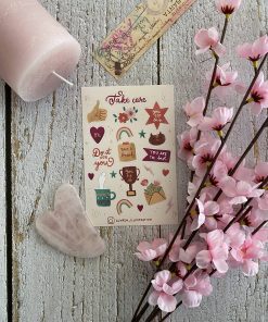 Stiker set Take care